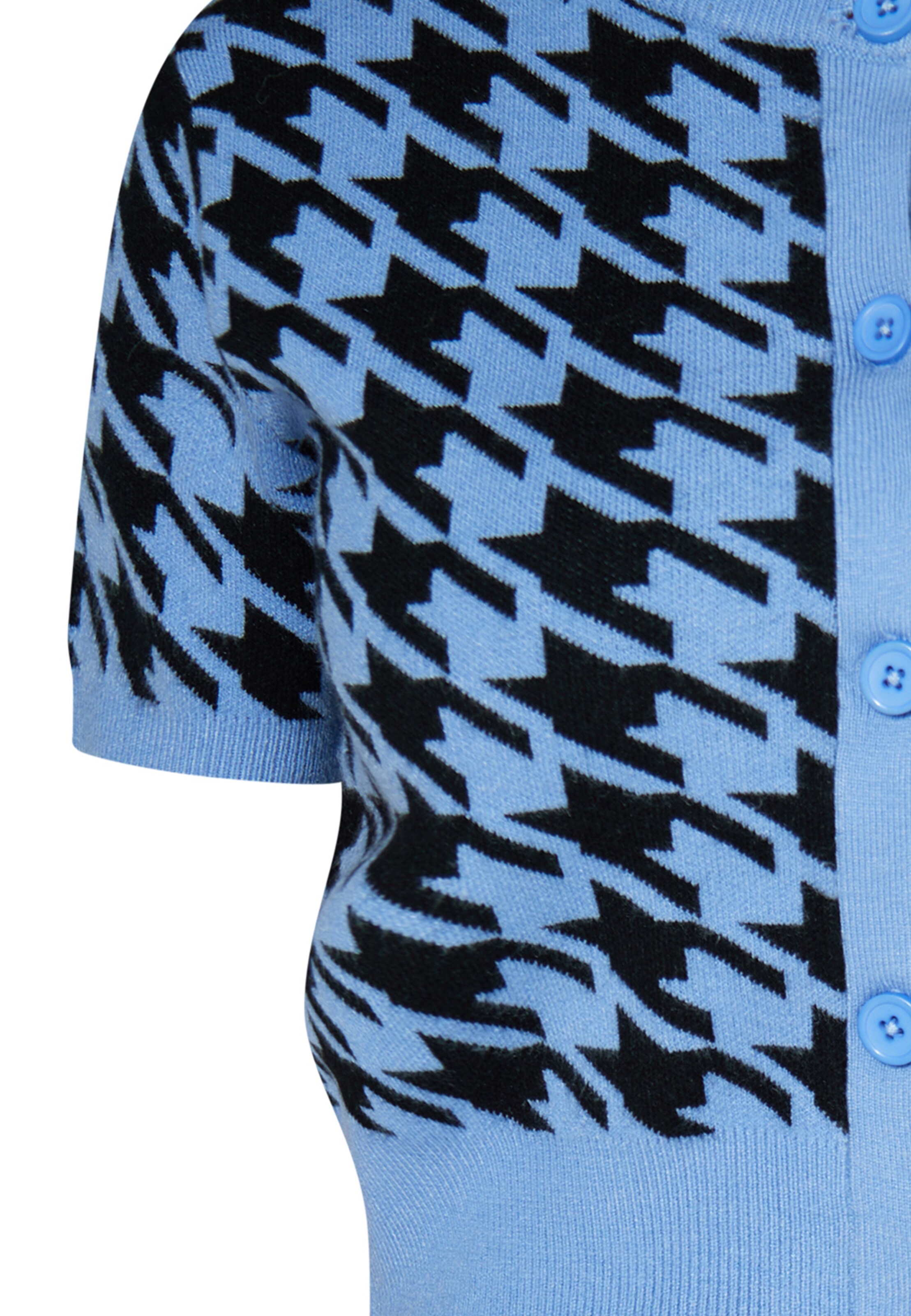 Geacă tricotată de la myMo ROCKS pe albastru