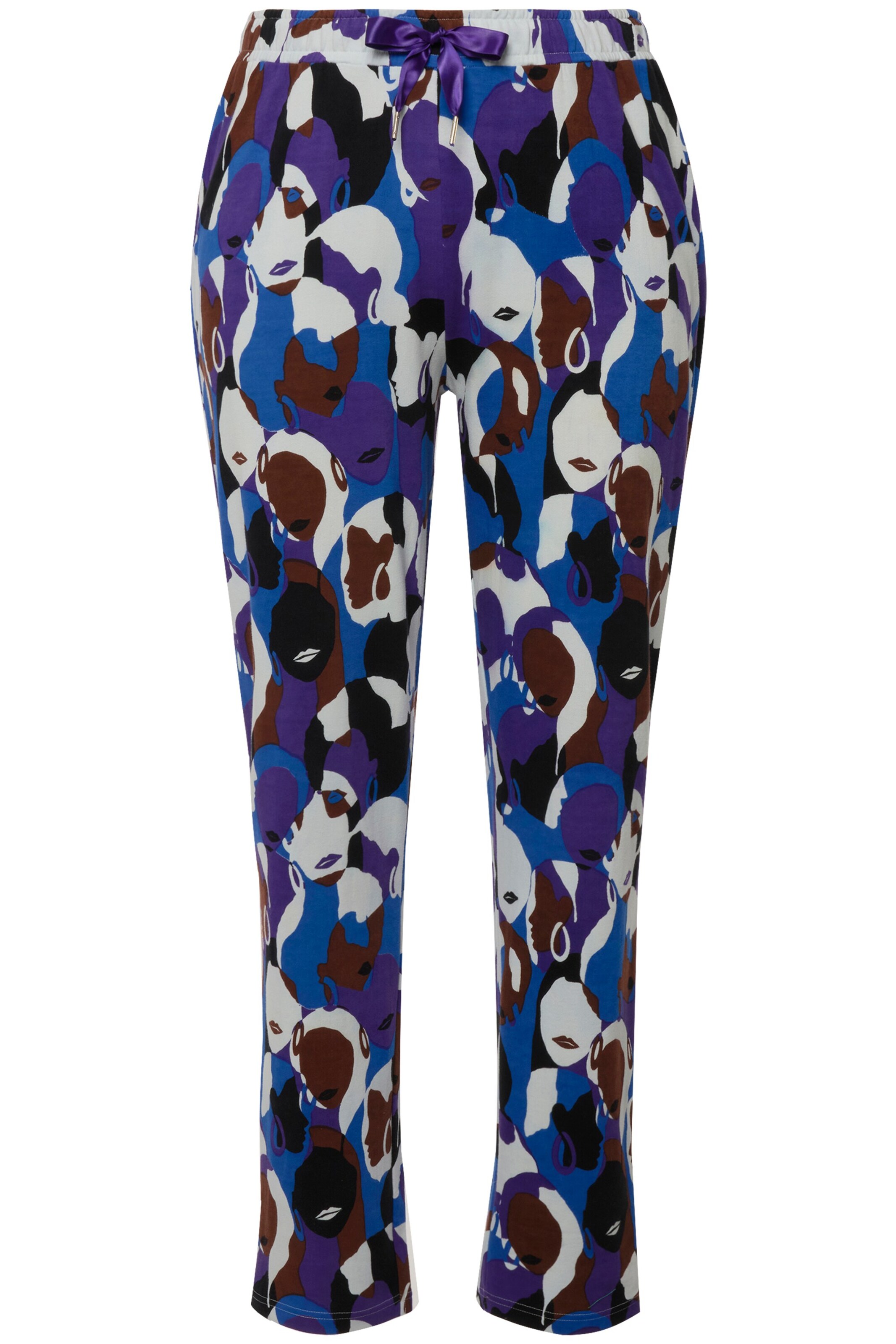 Angel of Style Regular Trousers in Blue: front