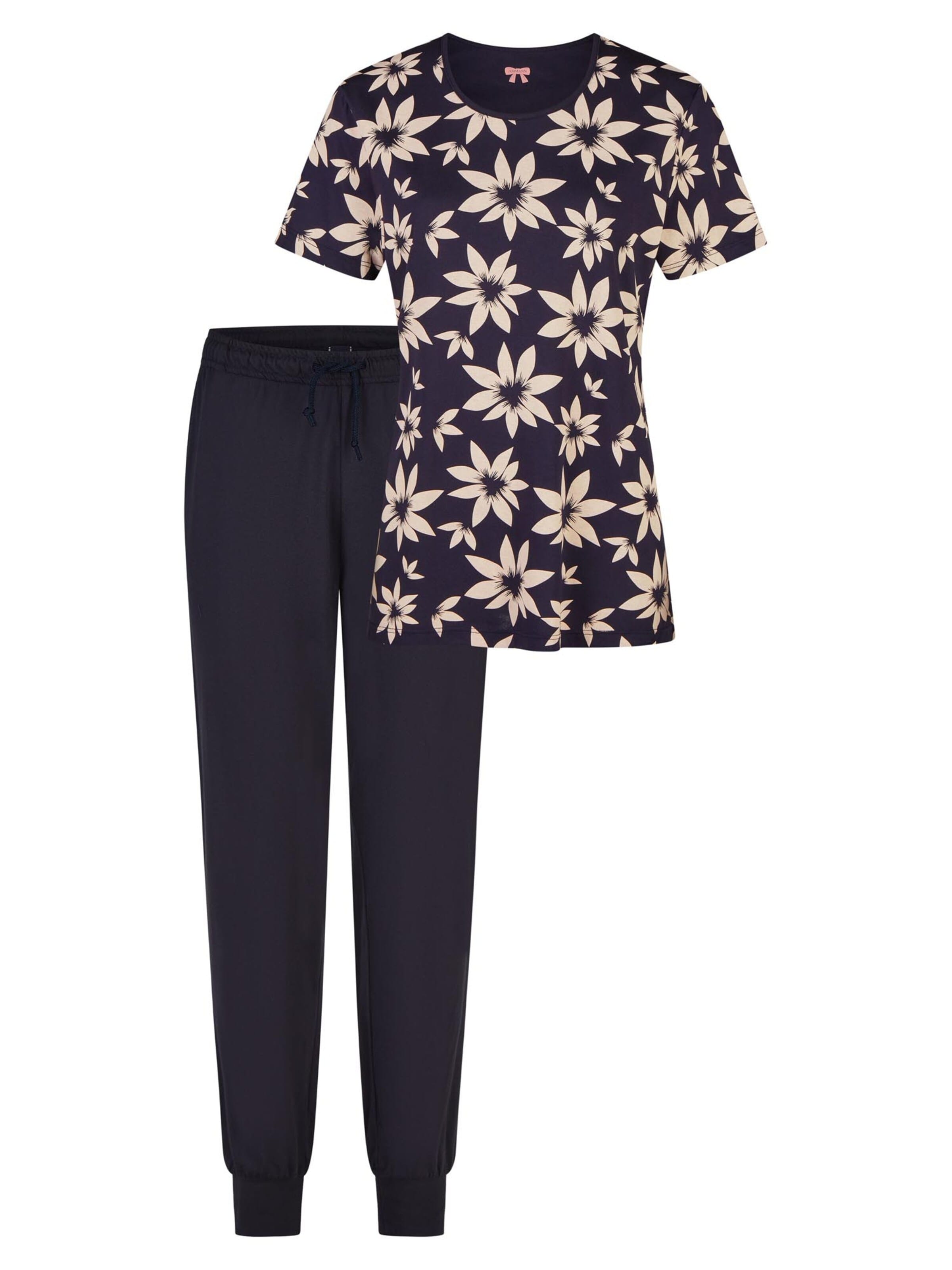 Ammann Pajama 'Mix & Match' in Blue: front