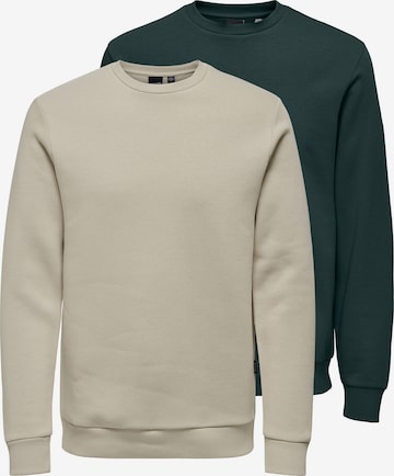 Only & Sons Sweatshirt 'Ceres' in Mischfarben: Vorderseite
