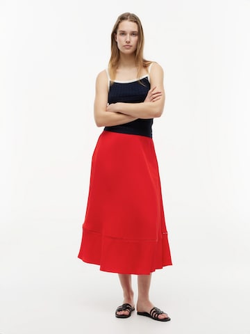 Gonna di TOMMY HILFIGER in rosso