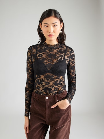 Hailys - Body camiseta 'So44phia' en negro: frente