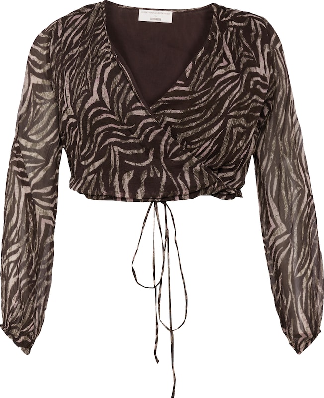 Guido Maria Kretschmer Curvy Collection Bluse 'Kasha' in Sepia Dunkelbraun Guido Maria Kretschmer Curvy Collection Bluse 'Kasha' in Sepia Dunkelbraun