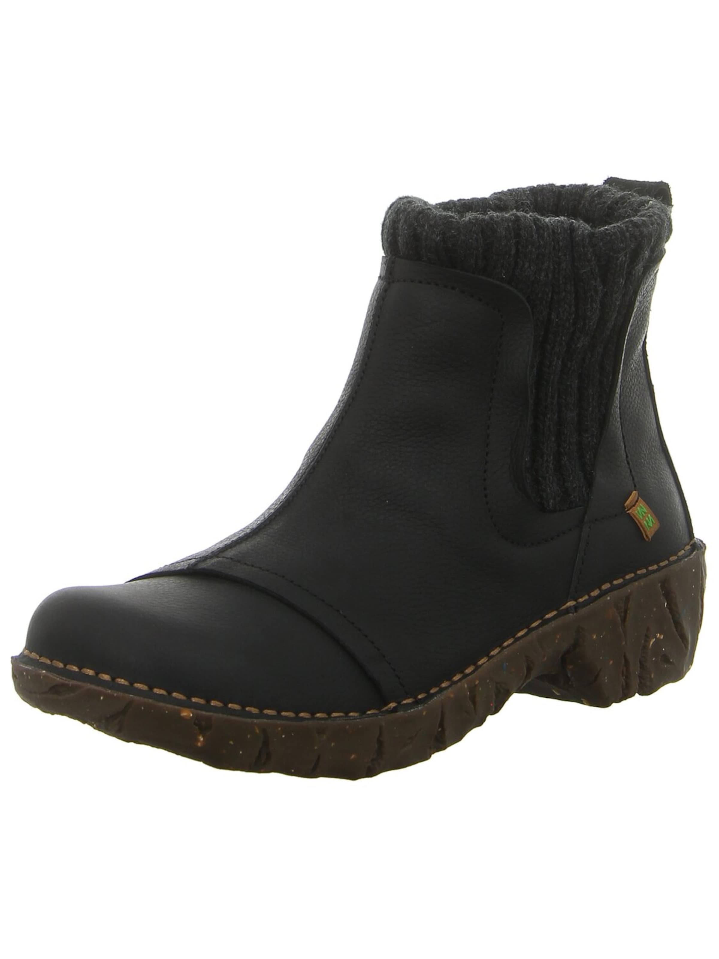 EL NATURALISTA Stiefelette‌‌‌ in Schwarz: Vorderseite