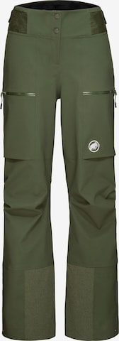 MAMMUT Regular Outdoorhose ‘Stoney’ in Grün: Vorderseite
