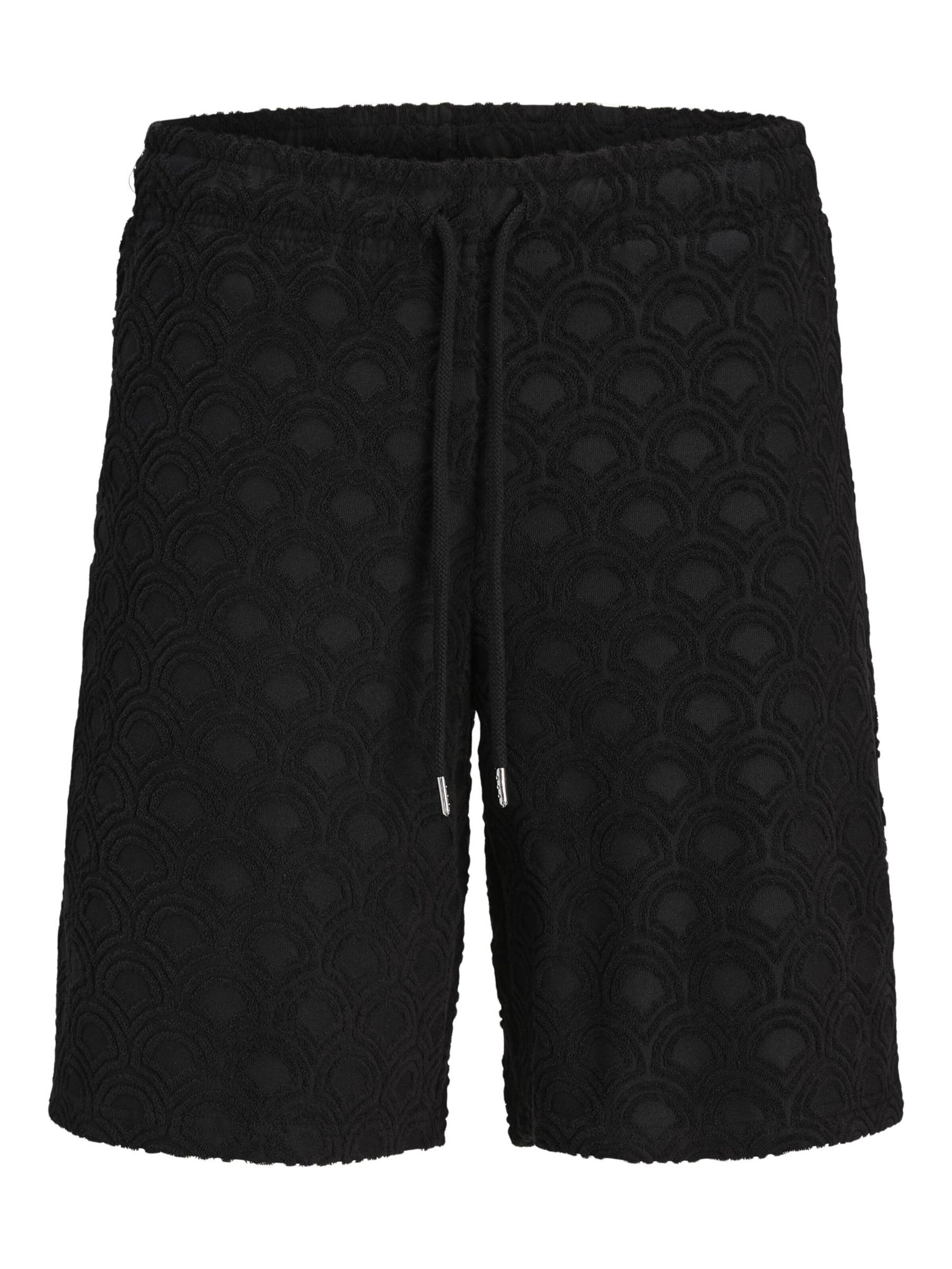 JACK & JONES Loosefit Bukser i sort: forside