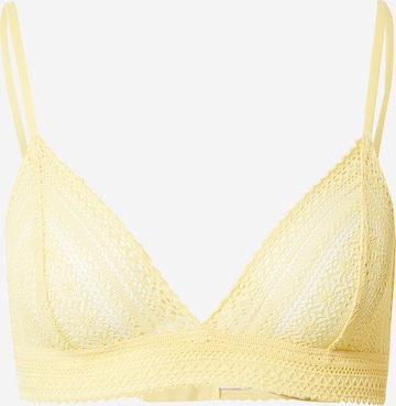 ETAM - Triangular Soutien 'SUBLIME' em amarelo: frente