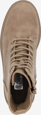Palado Lace-Up Ankle Boots 'Aliaxe' in Beige