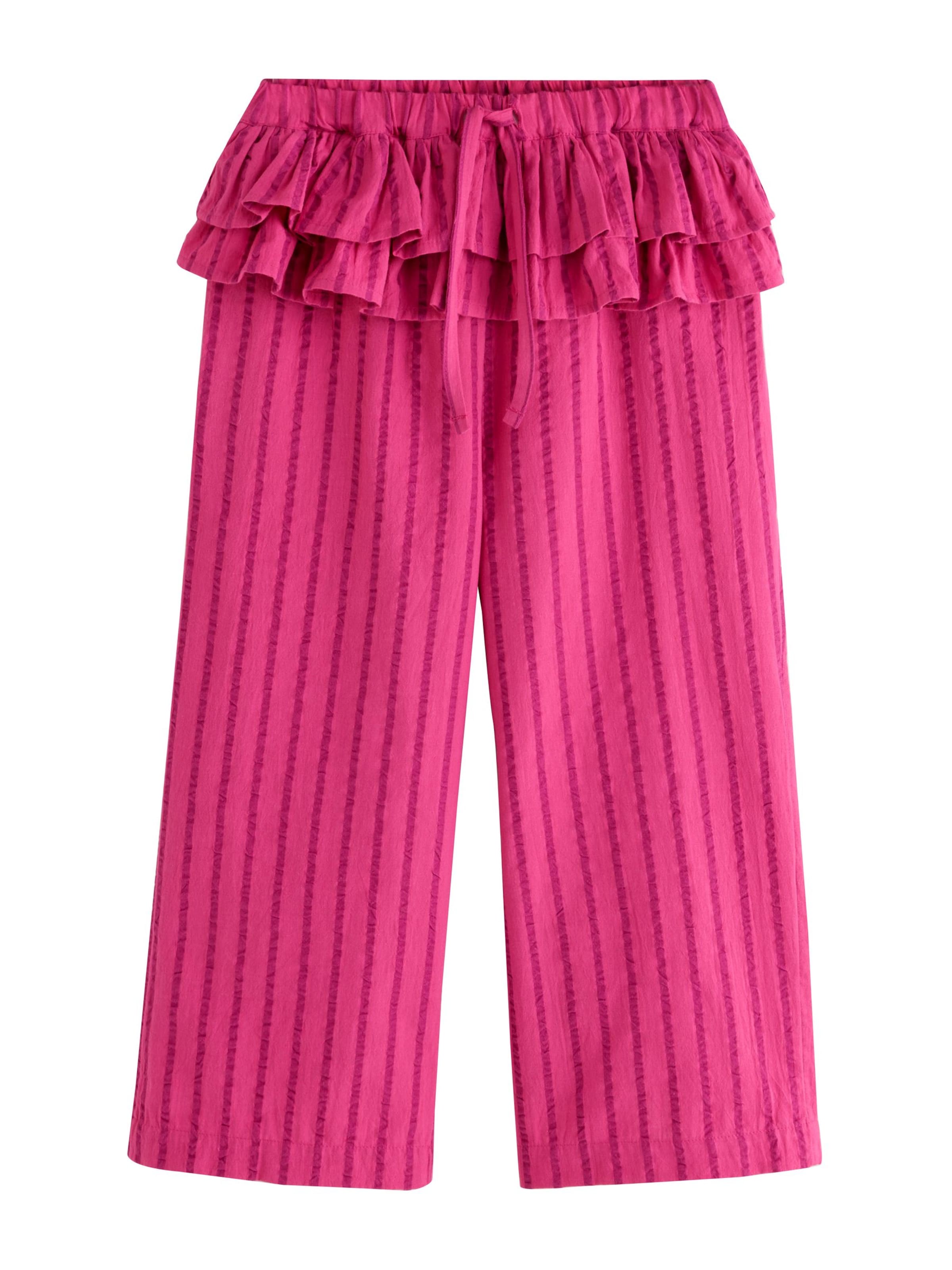 Next Wide leg Broek in Roze: voorkant