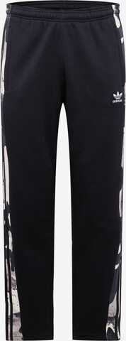 ADIDAS ORIGINALS - Regular Calças 'Camo Series Sweat' em preto: frente