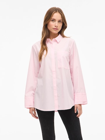 VILA Bluse 'VIEllia' i pink: forside