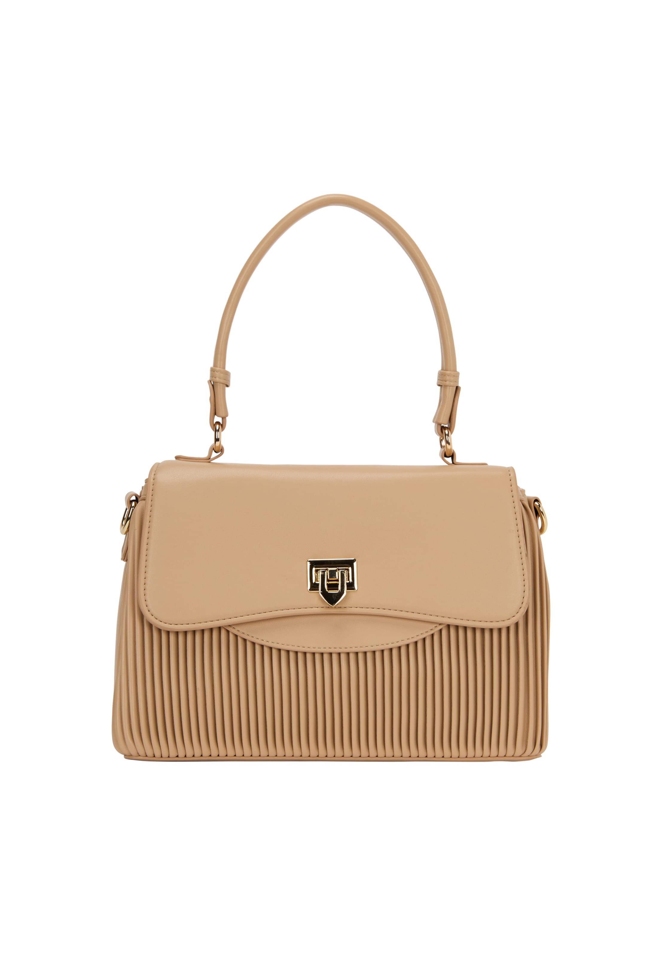 faina Handtas in Beige: voorkant