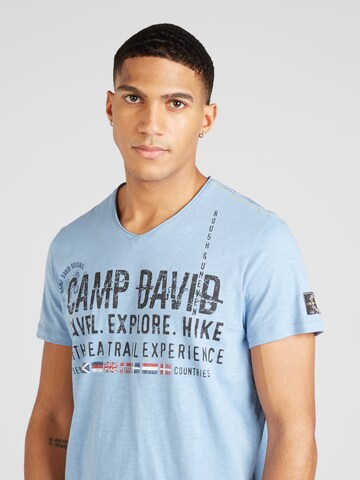 CAMP DAVID Bluser & t-shirts 'North Sea Trail' i blå