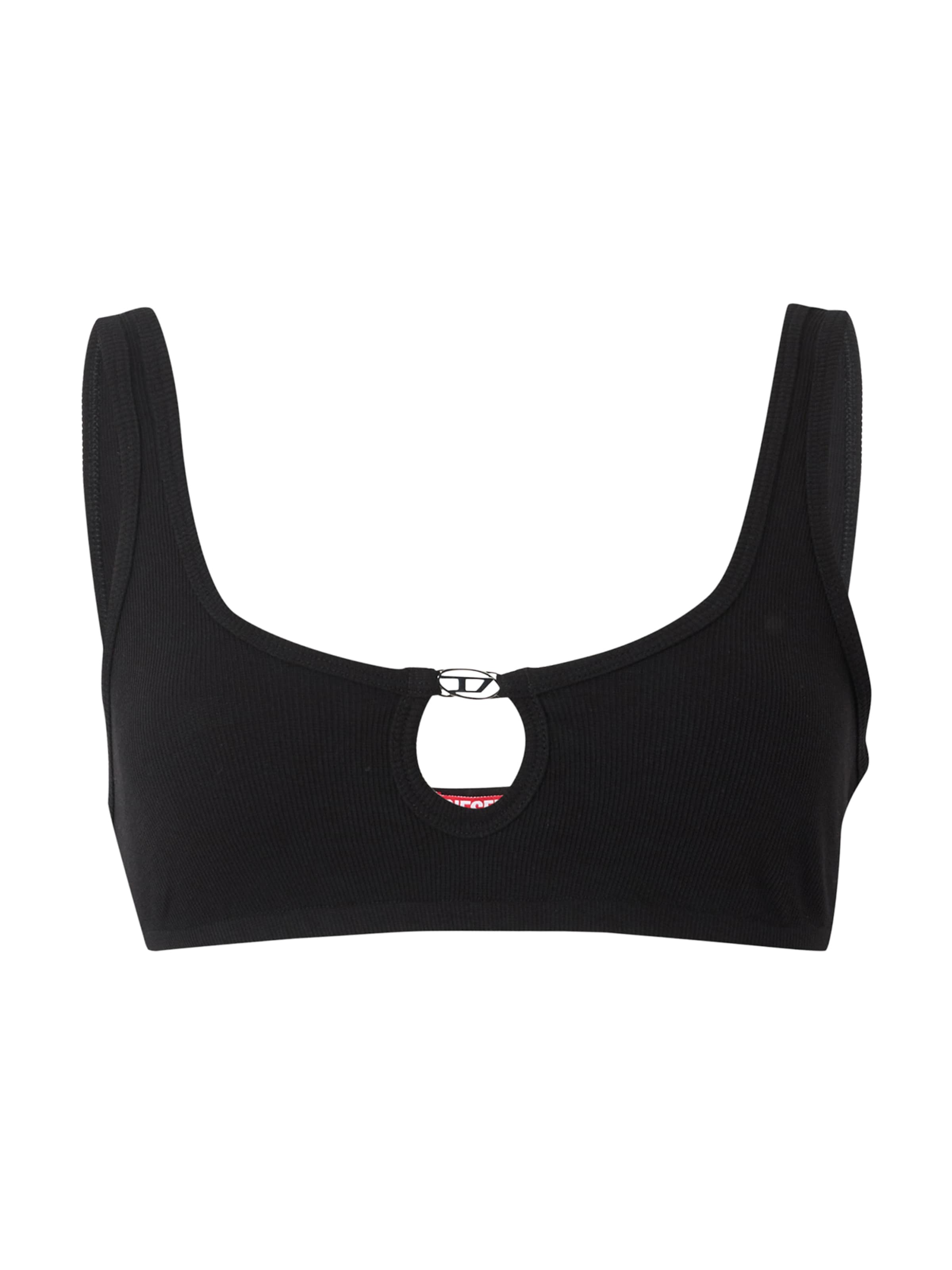 DIESEL Bralette Bra 'FLORENCE' in Black: front