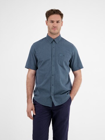 LERROS Regular fit Overhemd in Blauw: voorkant