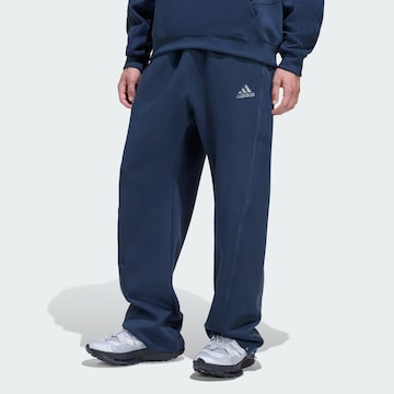 Loosefit Pantalon ADIDAS ORIGINALS en bleu : devant