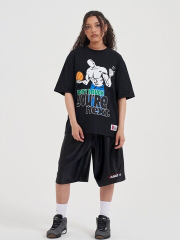 AND1 Póló 'Don't Laugh Trash Talk' - fekete