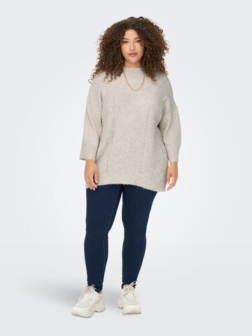 Pull-over ONLY Carmakoma en beige