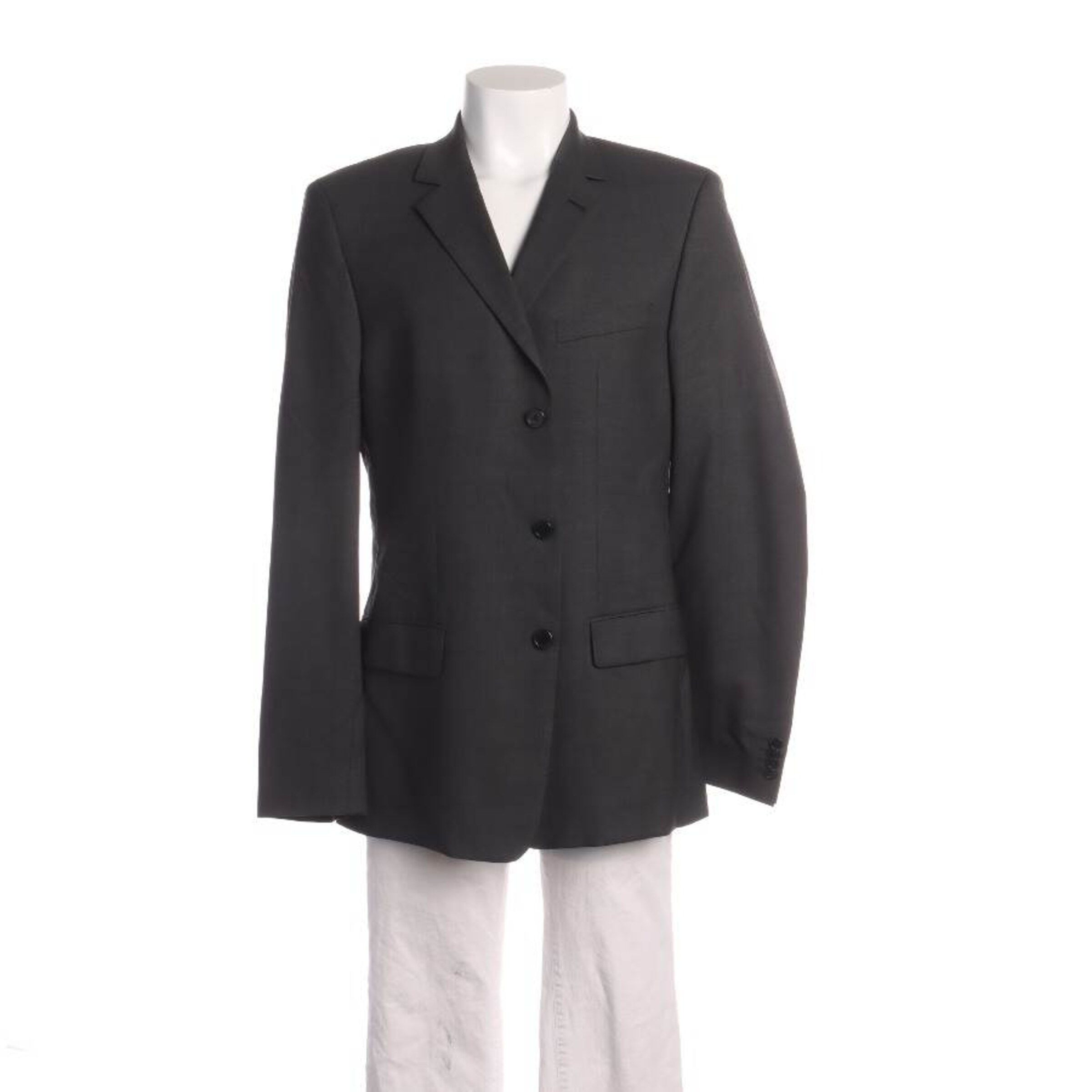 HUGO Suit Jacket in M-L in Grey: front