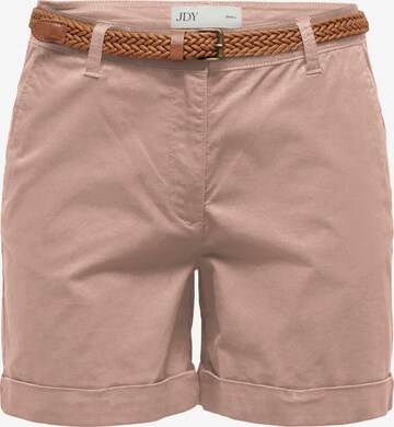 JDY Regular Chino Pants 'CHICAGO' in Brown: front