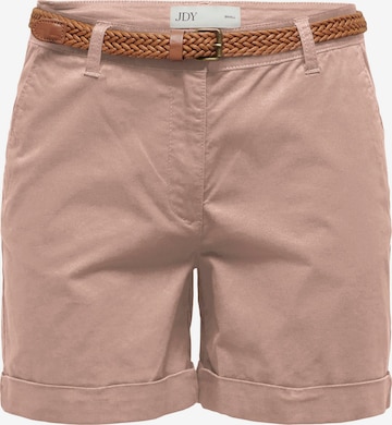 JDY Regular Trousers 'CHICAGO' in Brown: front