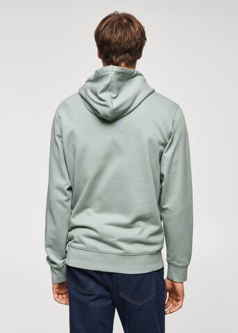 MANGO MAN Sweatshirt 'Bone' in Groen