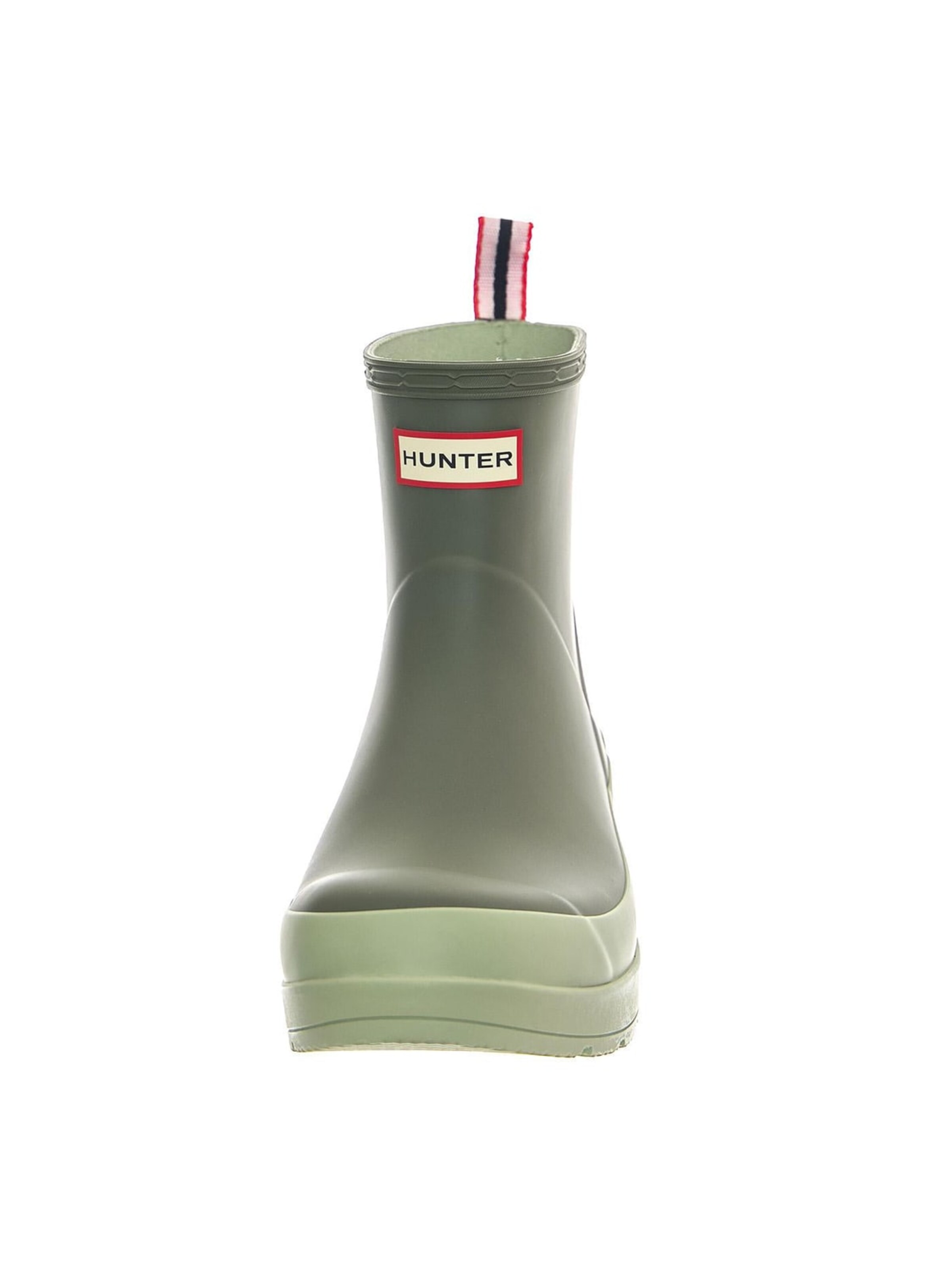 HUNTER Boot 'Play Short Boot Lichen Green / Everglade' in Green