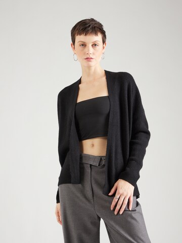 s.Oliver Knit Cardigan in Black: front