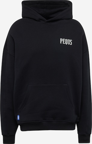 Pequs - Sudadera en negro: frente