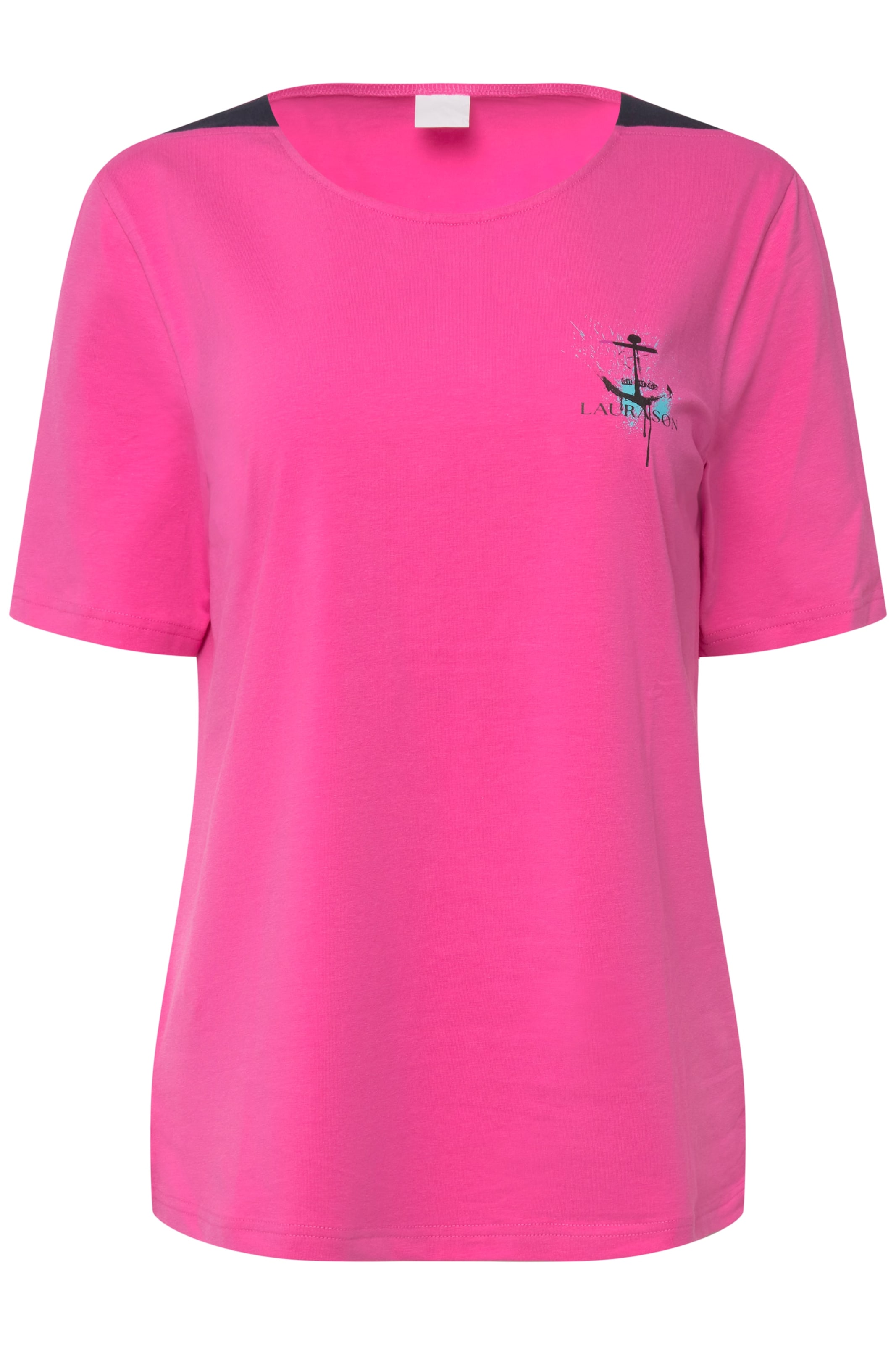 T-shirt LAURASØN en rose : devant