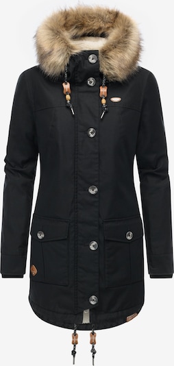 Ragwear Winterjacke 'YOUMODO' in schwarz, Produktansicht