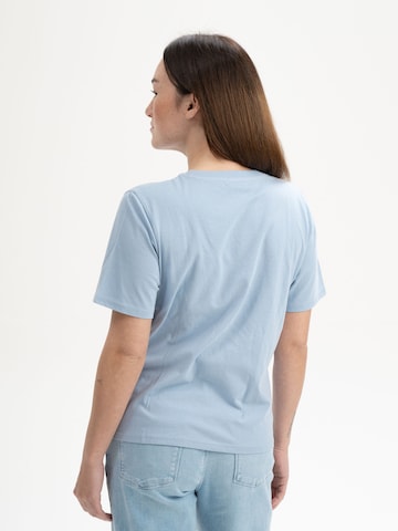 MELA - Camisa 'Tanika' em azul