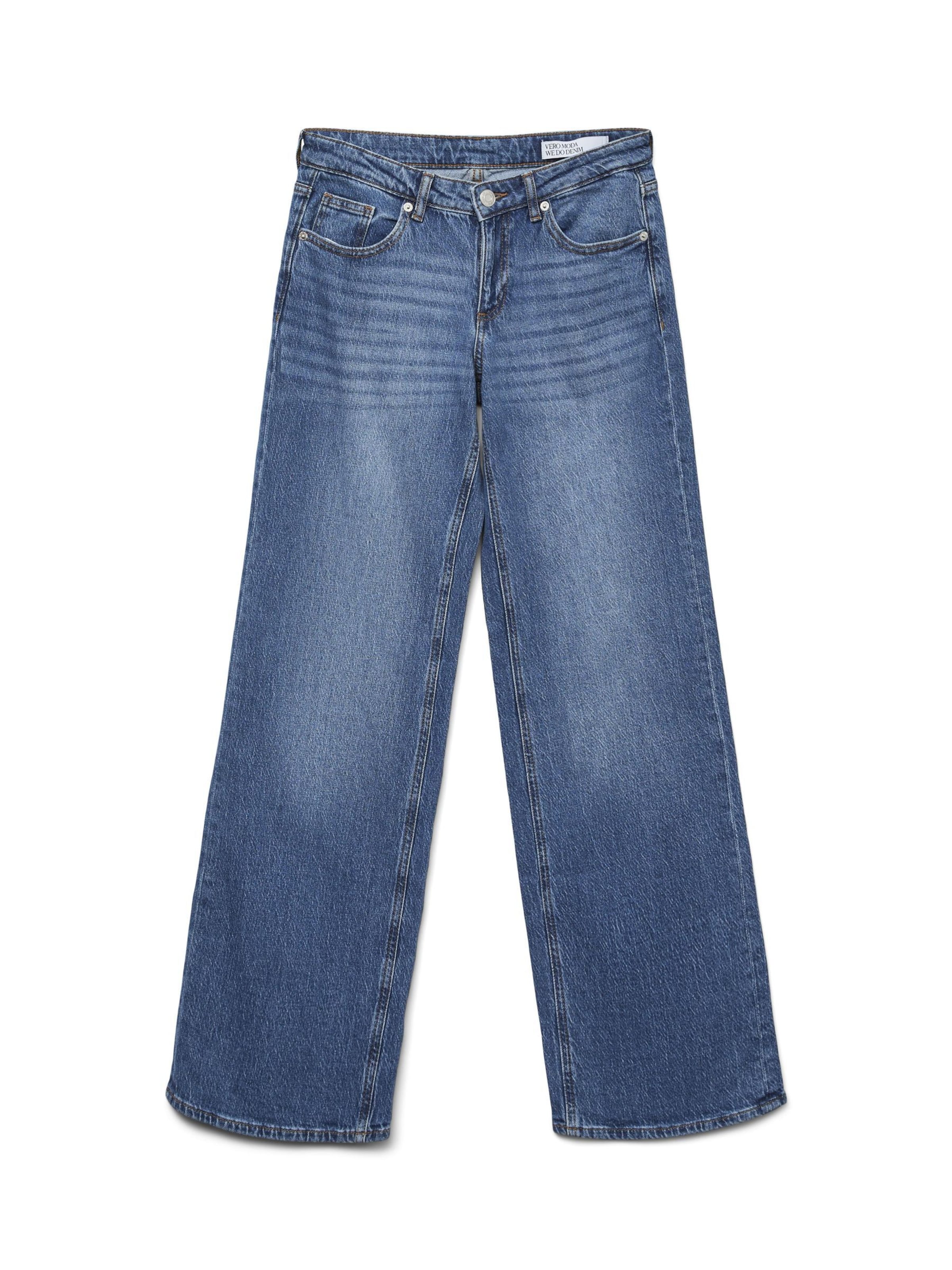 VERO MODA Regular Jeans 'VANESSA' in Blauw: voorkant