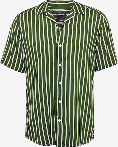 Camicia 'WAYNE' Only & Sons di colore verde scuro / bianco, Visualizzazione prodotti
