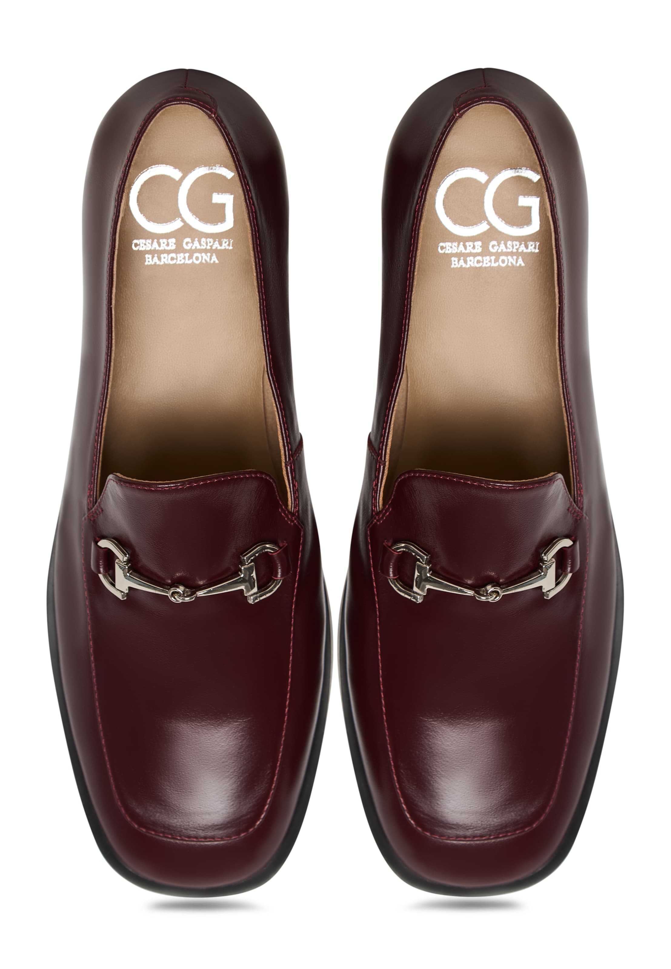 CESARE GASPARI Slip-ons in Red