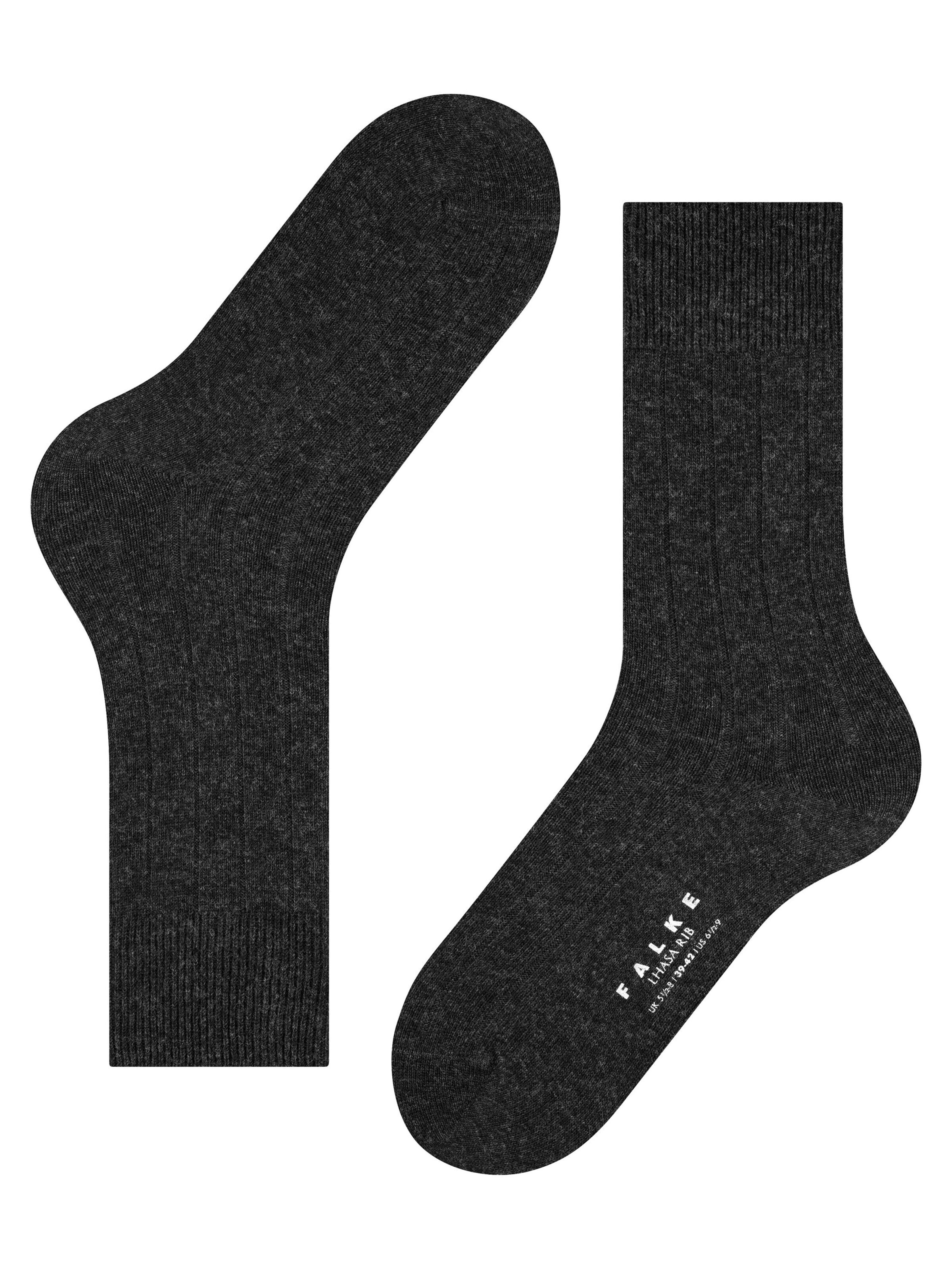 FALKE Socks 'Lhasa Rib' in Grey
