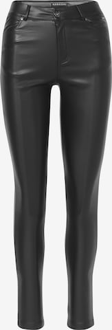 KOROSHISkinny Hlače - crna boja: prednji dio