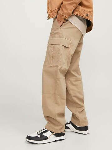 JACK & JONES - Loosefit Pantalón cargo 'Karl Harlow' en beige