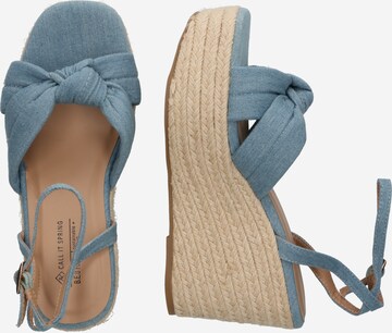 CALL IT SPRING Strap Sandals 'FARAH' in Blue