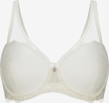 Marc & André T-shirt Bra 'MYSTIC DAHLIA' in White: front