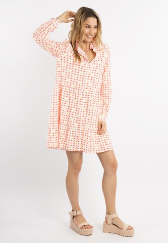 IZIA Blousejurk in Oranje