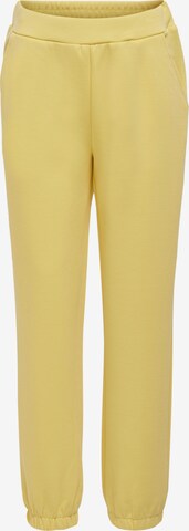 KIDS ONLY - Tapered Pantalón 'SCARLETT' en amarillo: frente