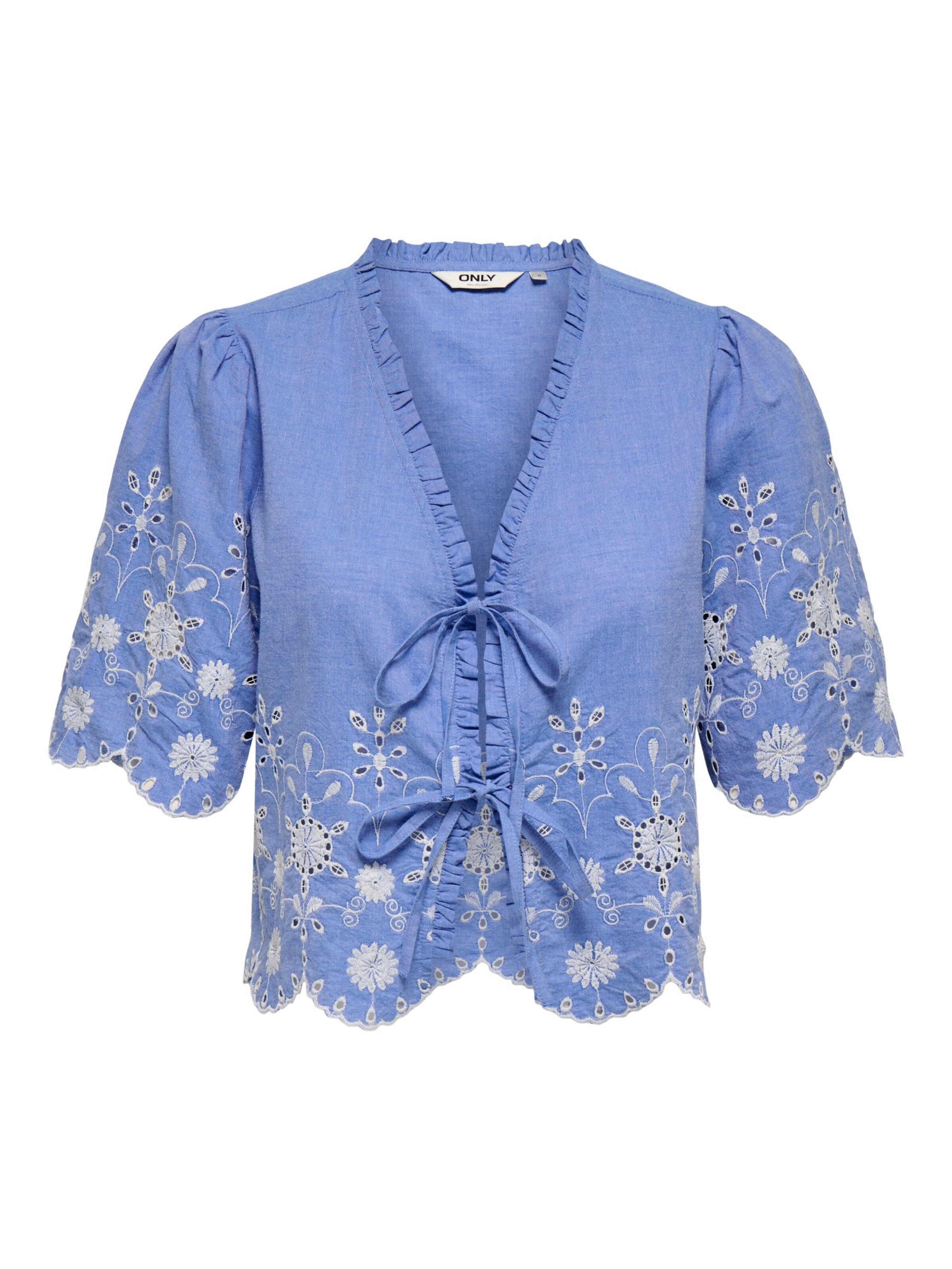 ONLY Bluse 'ONLMiffy' in Blau: Vorderseite