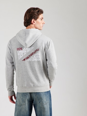 Pepe Jeans Sweatjakke i grå: tilbage