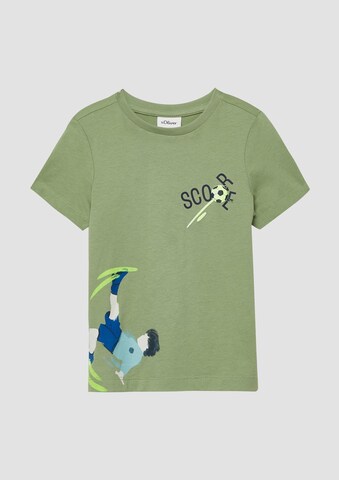 T-Shirt s.Oliver en vert