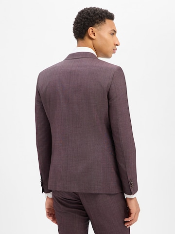 CG CLUB OF GENTS Slim Fit Sakko 'Patrick-ST' in Lila