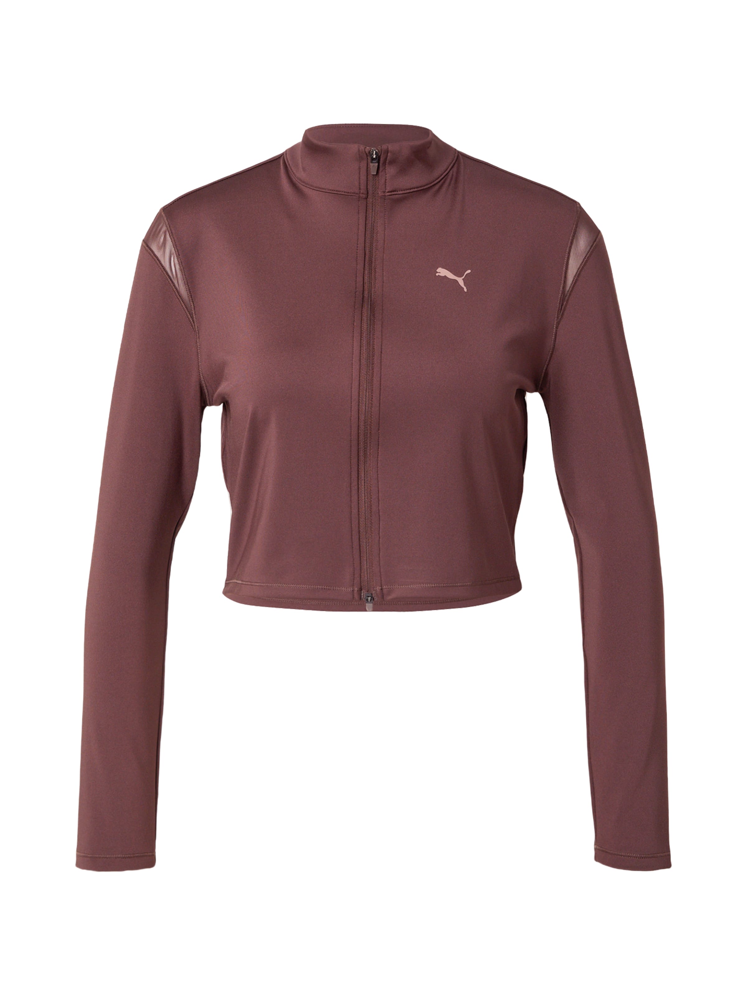 PUMA - Chaqueta de chándal en marrón: frente