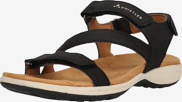 Whistler Sandalen 'Malena' in Schwarz: Vorderseite