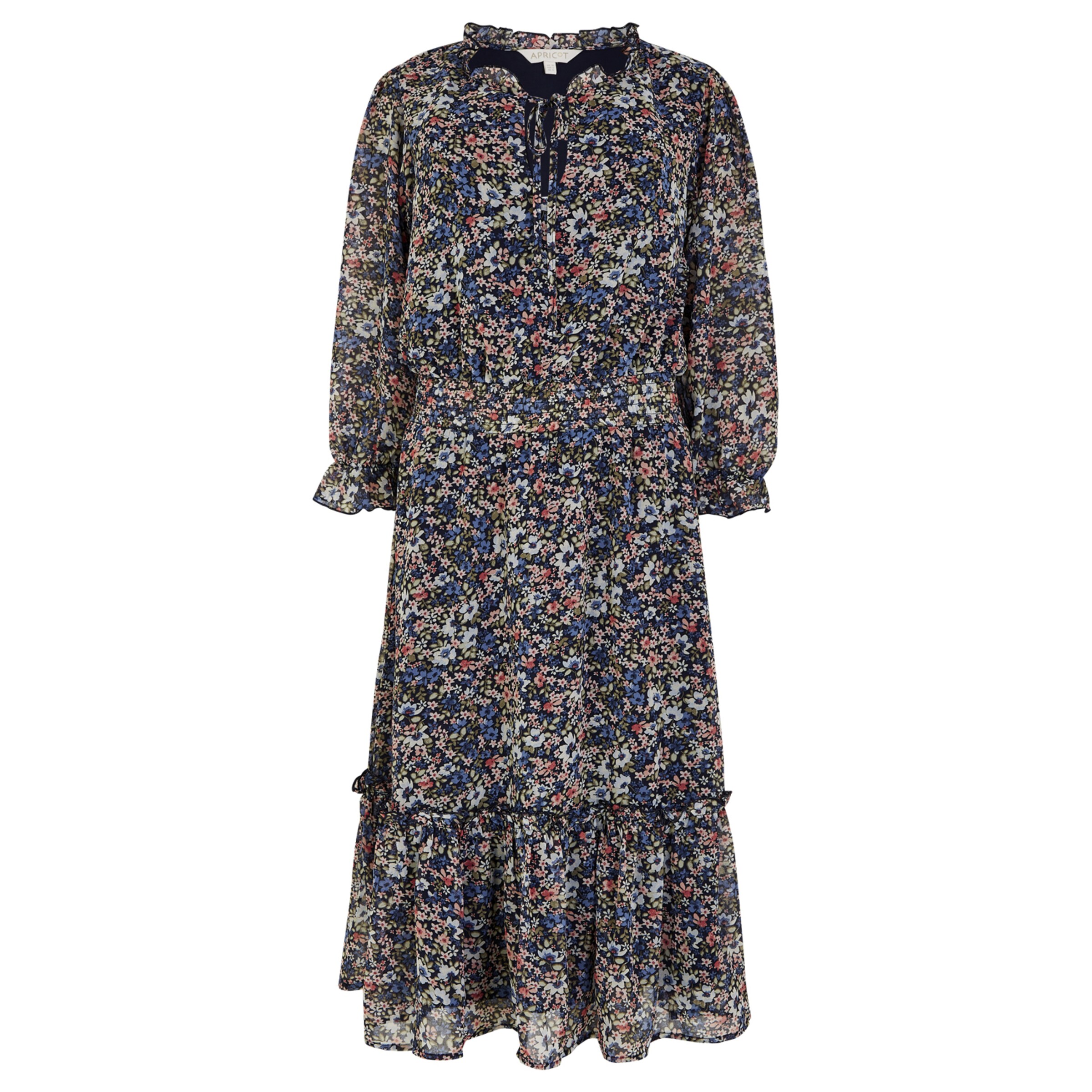 Apricot Dress in Black: front