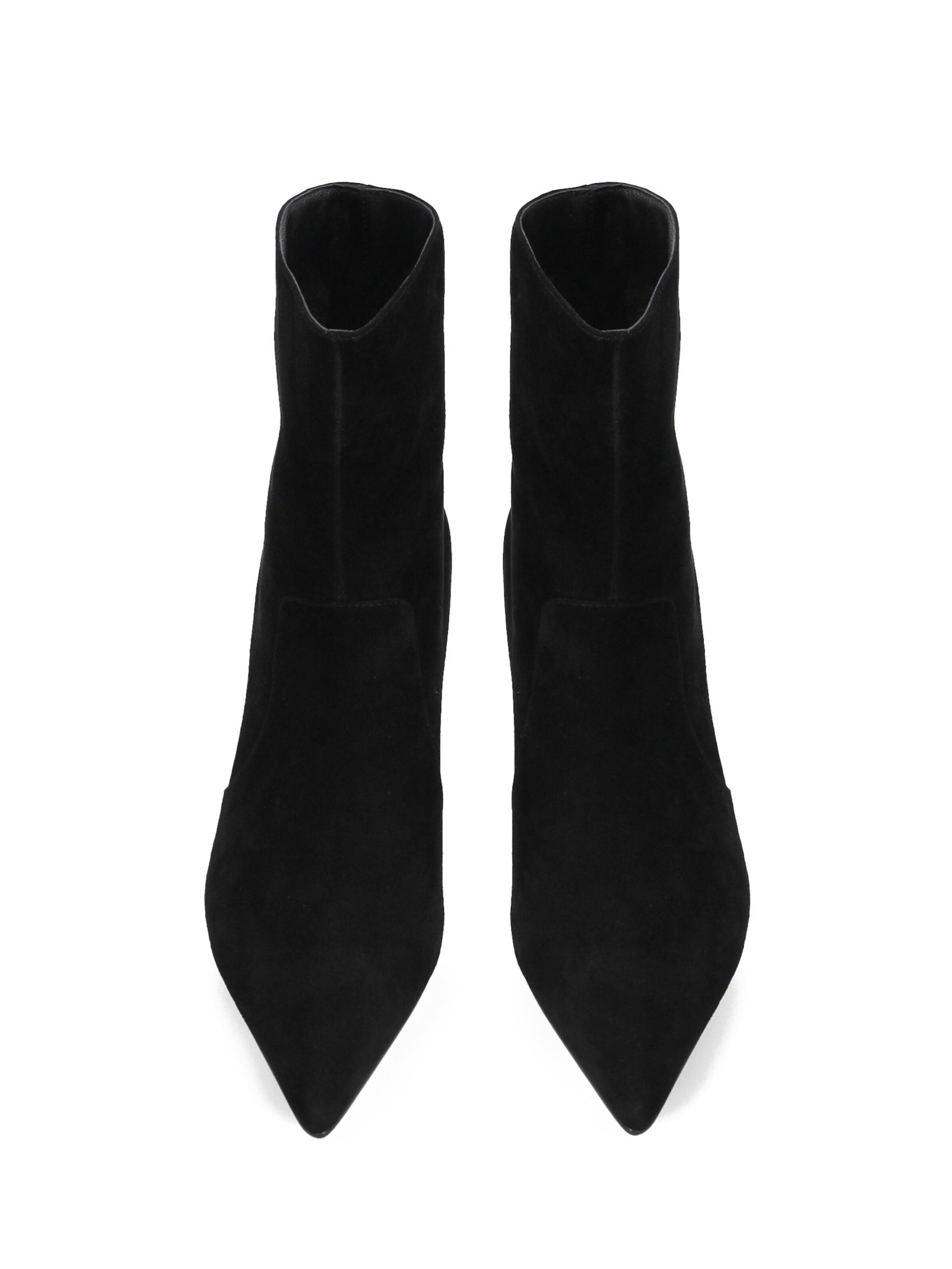 VENEZIA Boots 'Braune Wildleder Damenstiefel mit Stiletto-Absatz 41'‌‌‌‌‌‌‌‌‌‌ in Schwarz